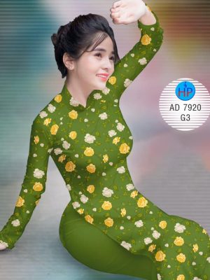 Vải áo dài Hoa Mười Giờ kiểu mới AD 7920 22 1573475625 19 Vai ao dai Hoa Muoi Gio kieu moi AD 7920