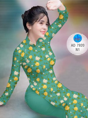 Vải áo dài Hoa Mười Giờ kiểu mới AD 7920 30 1573475625 217 Vai ao dai Hoa Muoi Gio kieu moi AD 7920