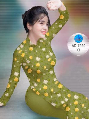 Vải áo dài Hoa Mười Giờ kiểu mới AD 7920 34 1573475625 221 Vai ao dai Hoa Muoi Gio kieu moi AD 7920