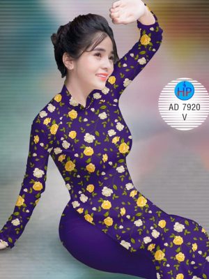 Vải áo dài Hoa Mười Giờ kiểu mới AD 7920 33 1573475625 49 Vai ao dai Hoa Muoi Gio kieu moi AD 7920