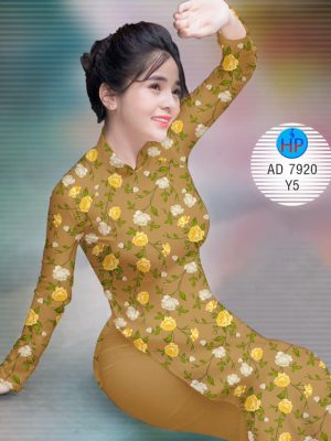 Vải áo dài Hoa Mười Giờ kiểu mới AD 7920 32 1573475625 580 Vai ao dai Hoa Muoi Gio kieu moi AD 7920