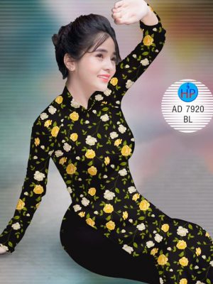 Vải áo dài Hoa Mười Giờ kiểu mới AD 7920 25 1573475625 910 Vai ao dai Hoa Muoi Gio kieu moi AD 7920