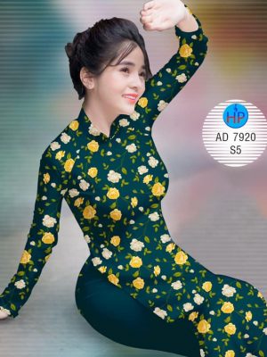 Vải áo dài Hoa Mười Giờ kiểu mới AD 7920 37 1573475626 852 Vai ao dai Hoa Muoi Gio kieu moi AD 7920