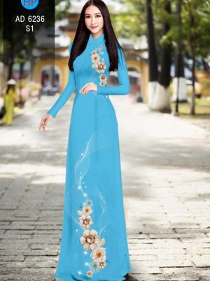 Vải áo dài Hoa in 3D mới ra AD 6236 24 1573475864 432 Vai ao dai Hoa in 3D moi ra AD 6236