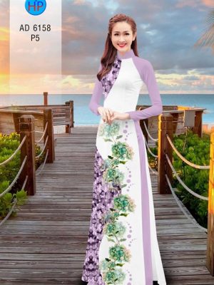Vải áo dài hoa in 3D kiểu mới AD 6158 24 1573477798 156 Vai ao dai hoa in 3D kieu moi AD 6158