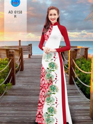 Vải áo dài hoa in 3D kiểu mới AD 6158 25 1573477798 366 Vai ao dai hoa in 3D kieu moi AD 6158