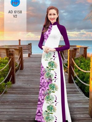 Vải áo dài hoa in 3D kiểu mới AD 6158 26 1573477798 899 Vai ao dai hoa in 3D kieu moi AD 6158