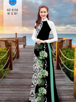 Vải áo dài hoa in 3D kiểu mới AD 6158 29 1573477799 658 Vai ao dai hoa in 3D kieu moi AD 6158