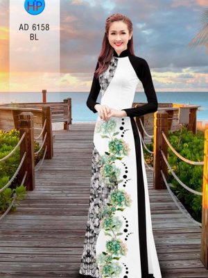 Vải áo dài hoa in 3D kiểu mới AD 6158 33 1573477799 754 Vai ao dai hoa in 3D kieu moi AD 6158