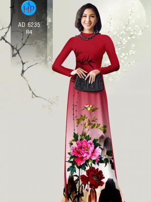 Vải áo dài Hoa Mẫu Đơn sang chảnh kiểu mới AD 6235 26 1573478093 316 Vai ao dai Hoa Mau Don sang chanh kieu moi