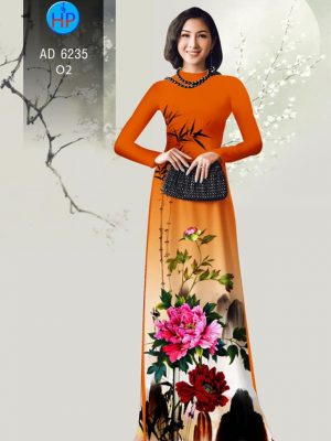 Vải áo dài Hoa Mẫu Đơn sang chảnh kiểu mới AD 6235 27 1573478093 612 Vai ao dai Hoa Mau Don sang chanh kieu moi