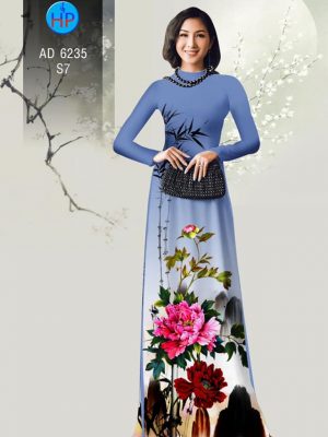 Vải áo dài Hoa Mẫu Đơn sang chảnh kiểu mới AD 6235 22 1573478093 619 Vai ao dai Hoa Mau Don sang chanh kieu moi