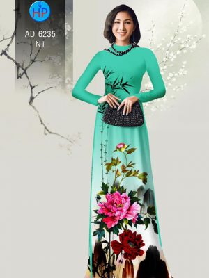 Vải áo dài Hoa Mẫu Đơn sang chảnh kiểu mới AD 6235 30 1573478093 913 Vai ao dai Hoa Mau Don sang chanh kieu moi