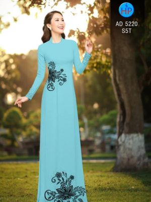 Vải áo dài Hoa in 3D kiểu mới AD 5220 21 1573617662 579 Vai ao dai Hoa in 3D kieu moi AD 5220