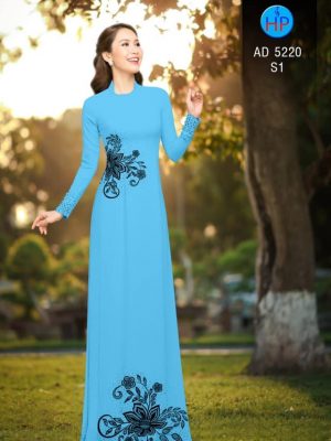 Vải áo dài Hoa in 3D kiểu mới AD 5220 24 1573617663 393 Vai ao dai Hoa in 3D kieu moi AD 5220