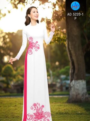 Vải áo dài Hoa in 3D kiểu mới AD 5220 31 1573617663 499 Vai ao dai Hoa in 3D kieu moi AD 5220