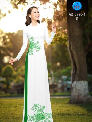 Vải áo dài Hoa in 3D kiểu mới AD 5220 35 1573617663 73 Vai ao dai Hoa in 3D kieu moi AD 5220