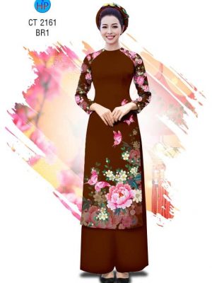 Vải áo dài Cách tân Hoa Mẫu Đơn mới ra AD 2161 23 1573617762 673 Vai ao dai Cach tan Hoa Mau Don moi ra