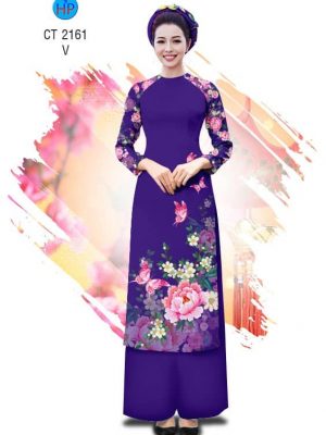 Vải áo dài Cách tân Hoa Mẫu Đơn mới ra AD 2161 27 1573617762 695 Vai ao dai Cach tan Hoa Mau Don moi ra