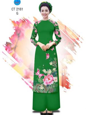 Vải áo dài Cách tân Hoa Mẫu Đơn mới ra AD 2161 24 1573617762 807 Vai ao dai Cach tan Hoa Mau Don moi ra