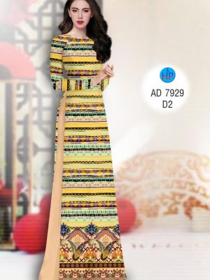 Vải áo dài Hoa văn thổ cẩm kiểu mới AD 7929 32 1573617873 79 Vai ao dai Hoa van tho cam kieu moi AD