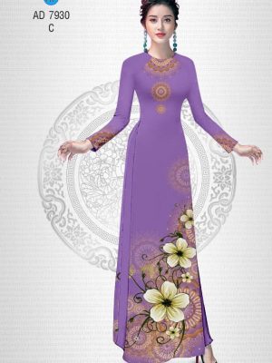 Vải áo dài Hoa in 3D kiểu mới AD 7930 32 1573621794 143 Vai ao dai Hoa in 3D kieu moi AD 7930