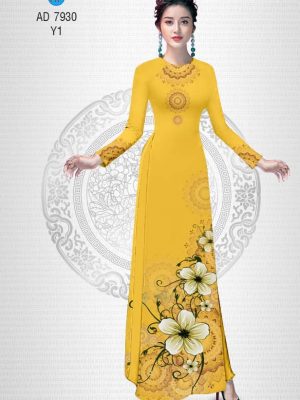 Vải áo dài Hoa in 3D kiểu mới AD 7930 22 1573621794 249 Vai ao dai Hoa in 3D kieu moi AD 7930
