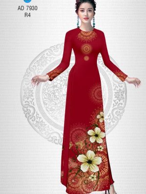 Vải áo dài Hoa in 3D kiểu mới AD 7930 26 1573621794 533 Vai ao dai Hoa in 3D kieu moi AD 7930