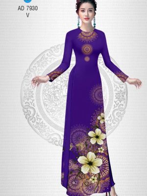 Vải áo dài Hoa in 3D kiểu mới AD 7930 21 1573621794 541 Vai ao dai Hoa in 3D kieu moi AD 7930