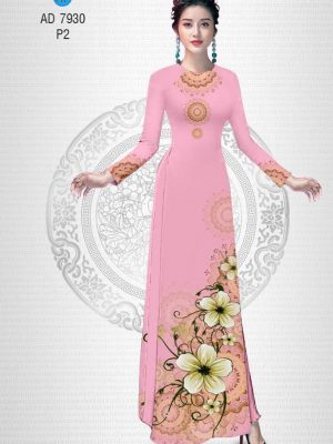 Vải áo dài Hoa in 3D kiểu mới AD 7930 31 1573621794 56 Vai ao dai Hoa in 3D kieu moi AD 7930