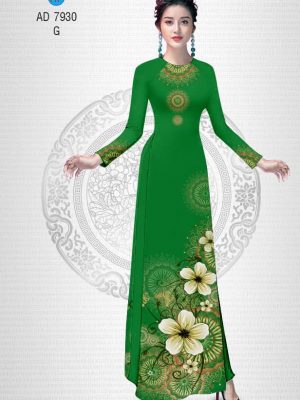 Vải áo dài Hoa in 3D kiểu mới AD 7930 25 1573621794 574 Vai ao dai Hoa in 3D kieu moi AD 7930