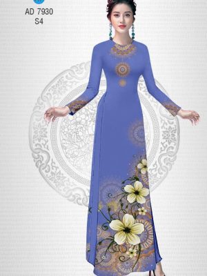 Vải áo dài Hoa in 3D kiểu mới AD 7930 24 1573621794 736 Vai ao dai Hoa in 3D kieu moi AD 7930