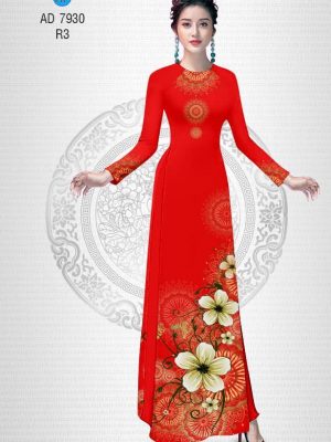 Vải áo dài Hoa in 3D kiểu mới AD 7930 27 1573621794 809 Vai ao dai Hoa in 3D kieu moi AD 7930
