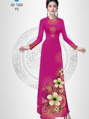 Vải áo dài Hoa in 3D kiểu mới AD 7930 28 1573621794 929 Vai ao dai Hoa in 3D kieu moi AD 7930
