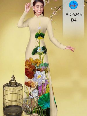 Vải áo dài hoa Sen mới ra AD 6245 24 1573621926 427 Vai ao dai hoa Sen moi ra AD 6245