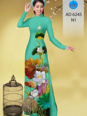 Vải áo dài hoa Sen mới ra AD 6245 26 1573621926 997 Vai ao dai hoa Sen moi ra AD 6245