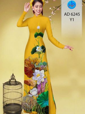 Vải áo dài hoa Sen mới ra AD 6245 37 1573621927 228 Vai ao dai hoa Sen moi ra AD 6245