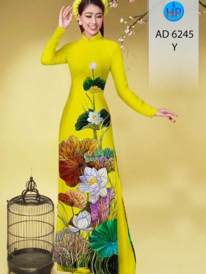 Vải áo dài hoa Sen mới ra AD 6245 34 1573621927 445 Vai ao dai hoa Sen moi ra AD 6245