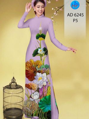 Vải áo dài hoa Sen mới ra AD 6245 29 1573621927 739 Vai ao dai hoa Sen moi ra AD 6245