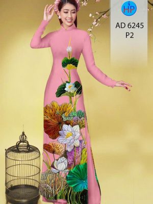 Vải áo dài hoa Sen mới ra AD 6245 30 1573621927 966 Vai ao dai hoa Sen moi ra AD 6245