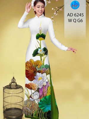Vải áo dài hoa Sen mới ra AD 6245 31 1573621927 985 Vai ao dai hoa Sen moi ra AD 6245
