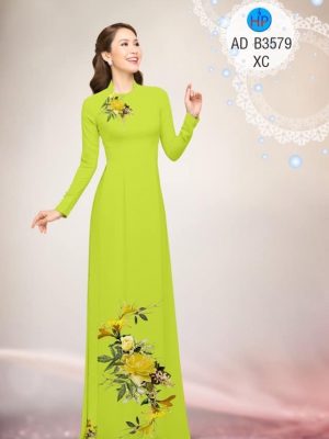 Vải áo dài hoa trên dưới thiết kế 2019 AD B3579 22 1573622313 157 Vai ao dai hoa tren duoi thiet ke 2019 AD
