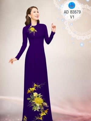 Vải áo dài hoa trên dưới thiết kế 2019 AD B3579 21 1573622313 311 Vai ao dai hoa tren duoi thiet ke 2019 AD