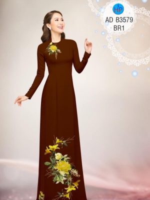 Vải áo dài hoa trên dưới thiết kế 2019 AD B3579 20 1573622313 737 Vai ao dai hoa tren duoi thiet ke 2019 AD