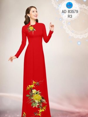 Vải áo dài hoa trên dưới thiết kế 2019 AD B3579 25 1573622314 124 Vai ao dai hoa tren duoi thiet ke 2019 AD