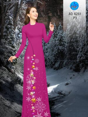 Vải áo dài Noel mới ra AD 6261 23 1573897849 562 Vai ao dai Noel moi ra AD 6261