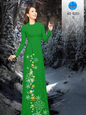 Vải áo dài Noel mới ra AD 6261 21 1573897849 621 Vai ao dai Noel moi ra AD 6261