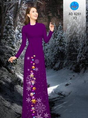 Vải áo dài Noel mới ra AD 6261 30 1573897850 491 Vai ao dai Noel moi ra AD 6261