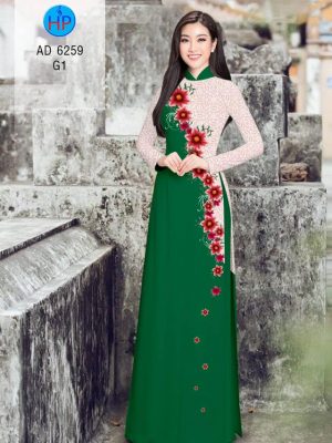 Vải áo dài Hoa in 3D kiểu mới AD 6259 25 1573898005 204 Vai ao dai Hoa in 3D kieu moi AD 6259