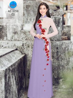 Vải áo dài Hoa in 3D kiểu mới AD 6259 26 1573898005 271 Vai ao dai Hoa in 3D kieu moi AD 6259